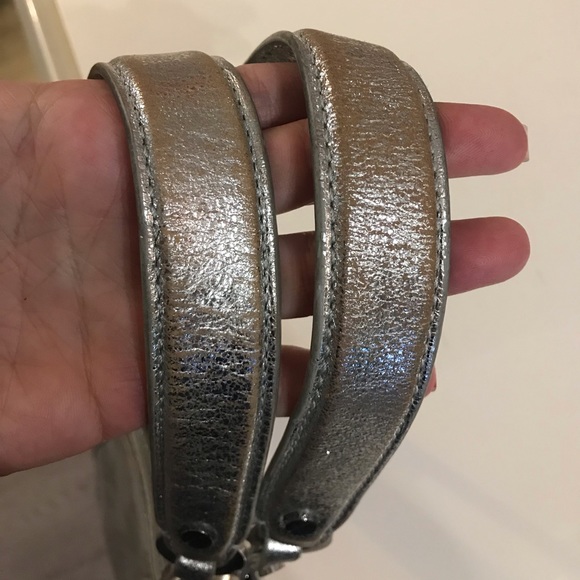 Silver TORY BURCH leather tote - Picture 8 of 8